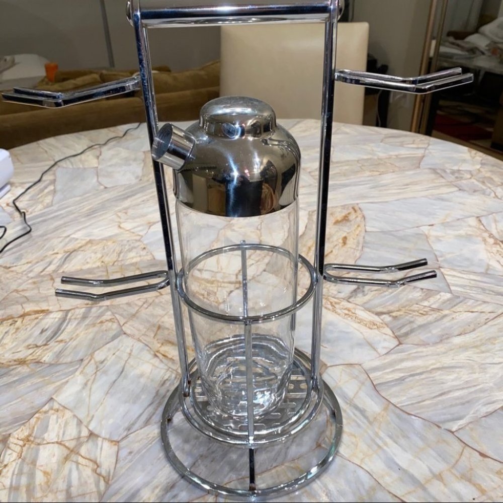Bar Drinkware Drink Mixer Station Silver